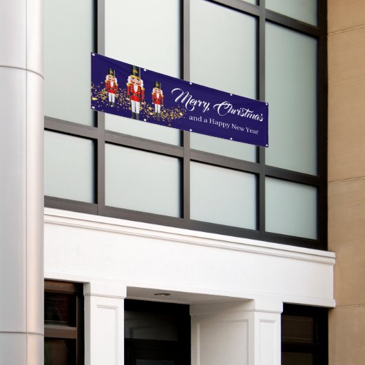 Holiday Outdoor Banner Nutcracker (Äußeres Gebäude)