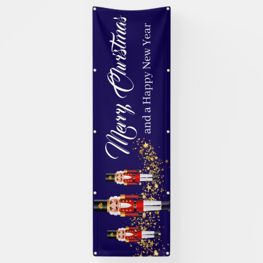 Holiday Outdoor Banner Nutcracker (Vertikal)