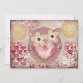 Holiday Owl Feiertagskarte (Vorderseite)