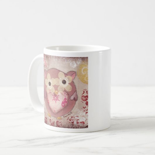 Holiday Owl Kaffeetasse (Vorderseite Links)