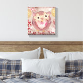 Holiday Owl Leinwanddruck (Insitu (Schlafzimmer))