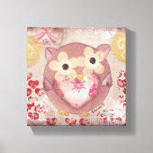 Holiday Owl Leinwanddruck (Vorderseite)