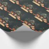 Holiday Pajama Vibes Geschenkpapier (Ecke)