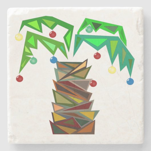 Holiday Palm Stone Untersetzer (Vorderseite)