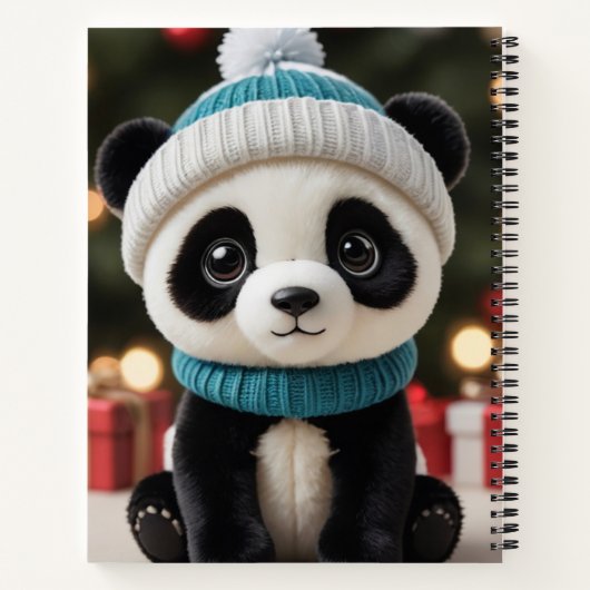 Holiday Panda Notizblock (Rückseite)