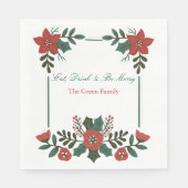 Holiday Paper Napkins – Festive Table Essentials Serviette (Vorderseite)