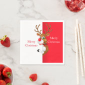 Holiday Paper Napkins Rudolph Serviette (Beispiel)