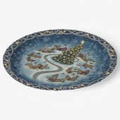 Holiday Paper Plates Pappteller (Schrägansicht)