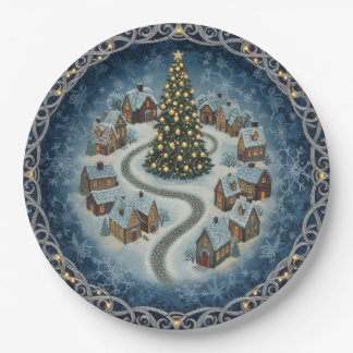 Holiday Paper Plates Pappteller