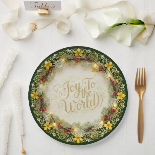 Holiday Paper Plates Pappteller (Hochzeit)