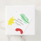 Holiday Paper Star Cutout Geschenkanhänger (Beispiel)