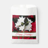 Holiday Paperwhites und Red Poinsettias Geschenktütchen (Vorderseite)