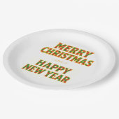 Holiday Pappteller (Schrägansicht)