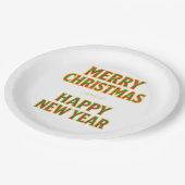 Holiday Pappteller (Schrägansicht)