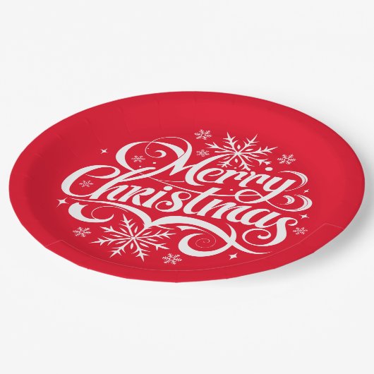 Holiday  pappteller (Schrägansicht)