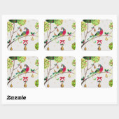Holiday Partridge Stickers (Blatt)