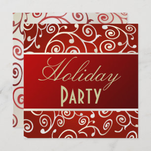 HOLIDAY PARTY INVITATION CUPCAKE WIRBEL EINLADUNG