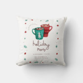 Holiday Party Throw Kissen (Vorderseite)