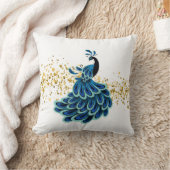 Holiday Peacock Pillow Kissen (Decke)