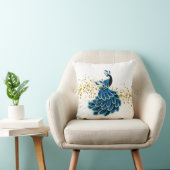 Holiday Peacock Pillow Kissen (Stuhl )