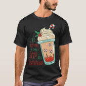 Holiday Peppermint Candy Cane Coffee Graphic Tees (Vorderseite)
