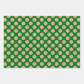 Holiday Peppermint Candy Cane Pattern Geschenkpapier Set (Vorderseite)