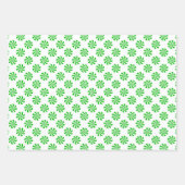 Holiday Peppermint Candy Cane Pattern Geschenkpapier Set (Vorderseite 3)