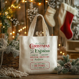 Holiday Personalisiert Christmas Express Toag Tragetasche