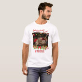 Holiday Pet Foto Vorlage Best Christmas Ever T-Shirt (Vorne ganz)