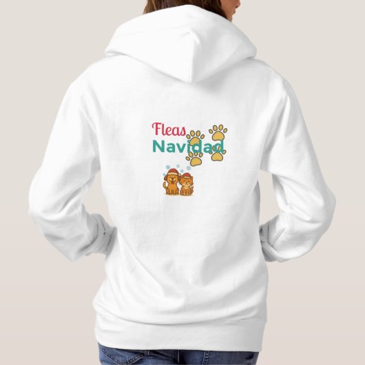 “Holiday Pet Hoodie – Funny Dog Christmas Sweatshi (Rückseite)