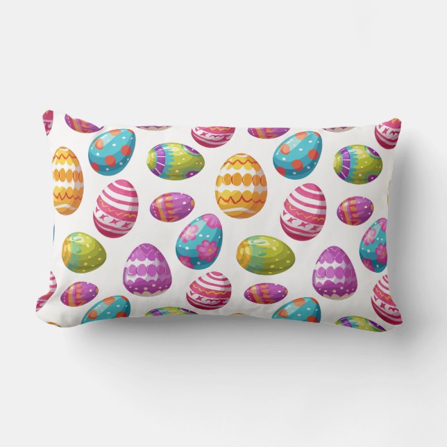 Holiday Pillow-Easter Eggs Lendenkissen (Vorderseite)