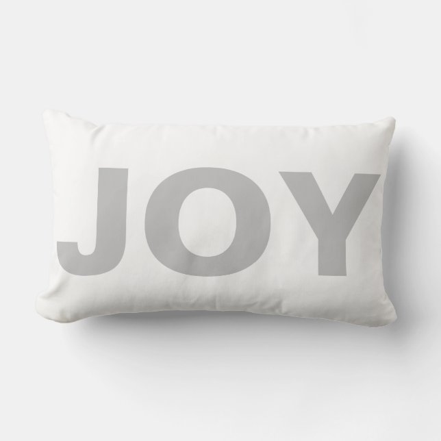 Holiday Pillow-JOY Lendenkissen (Vorderseite)