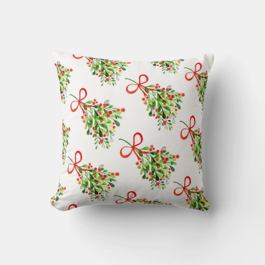 Holiday Pillow-Mistletoe Kissen (Vorderseite)