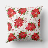 Holiday Pillow Poinsettia Kissen (Rückseite)