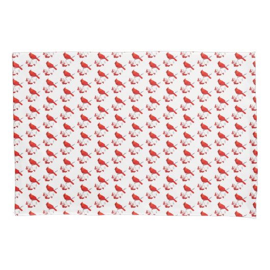 Holiday Pillowcase Red Kardinal Kissenbezug (Vorderseite)