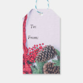 Holiday Pine Cine Collection Geschenkanhänger (Rückseite)