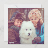 Holiday Pine Cone Garland Rahmen Feiertagskarte (Rückseite)