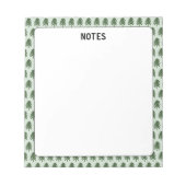 Holiday Pine Tree Notepad Notizblock (Vorderseite)