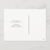 Holiday Pine | Weihnachts-Foto Feiertagspostkarte (Rückseite)