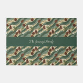 Holiday Pinecone Fußmatte (Vorderseite)