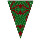 Holiday Pines Garnet Triangle Bunting Banner (Zweite Fahne)