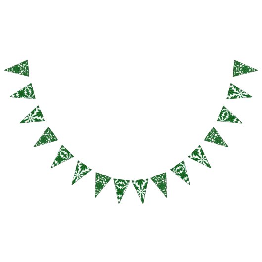 Holiday Pines Triangle Bunting Banner (Alle)