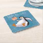 Holiday Pinguin Paper Untersetzer (angewinkelt)