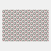 Holiday Pink Nutcracker Snowflake Geschenkpapier Set (Vorderseite 2)