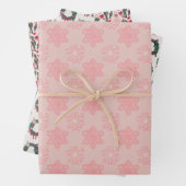 Holiday Pink Nutcracker Snowflake Geschenkpapier Set (Beispiel)