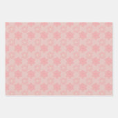 Holiday Pink Nutcracker Snowflake Geschenkpapier Set (Vorderseite)