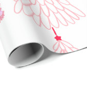 Holiday Pink Tree Geschenkpapier (Rolleneckpunkt)