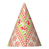 Holiday Pixel Party Hat Partyhütchen (Rückseite)
