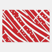 Holiday plaid red and green geschenkpapier set (Vorderseite 3)