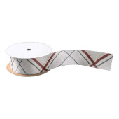 Holiday plaid simple classic maroon, green, navy satinband (Spule)